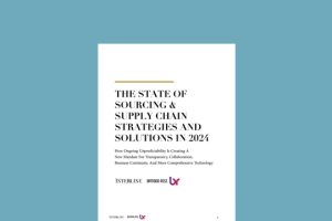 The State of Sourcing & Supply Chain Strategies and Solutions in 2024