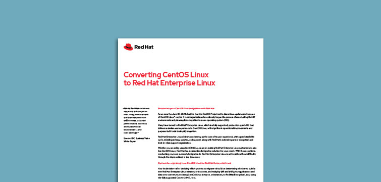 تحويل CentOS Linux إلى Red Hat Enterprise Linux